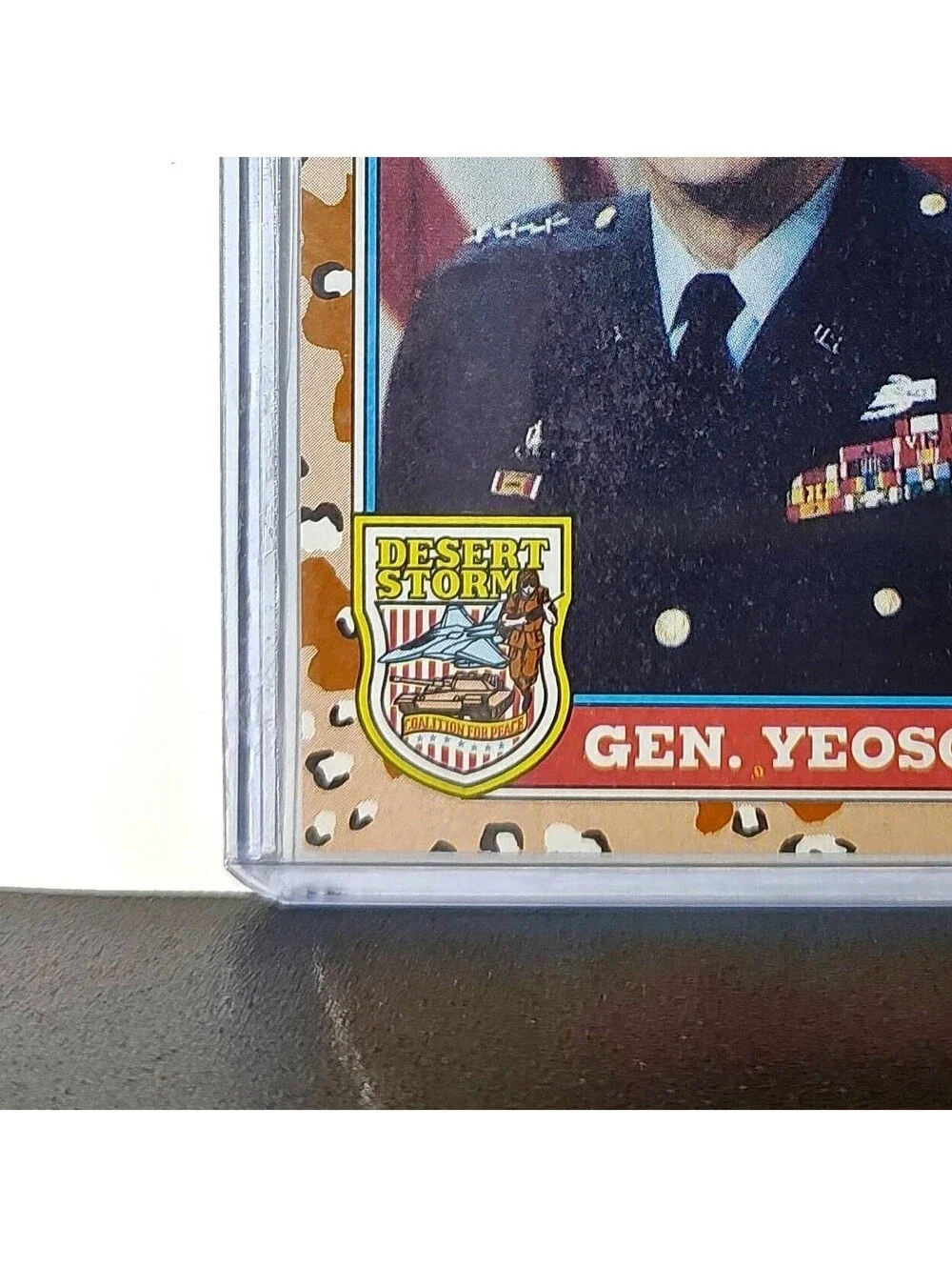 General John Yeosock 1991 Topps Desert Storm #161 Card - Picture 5 of 10